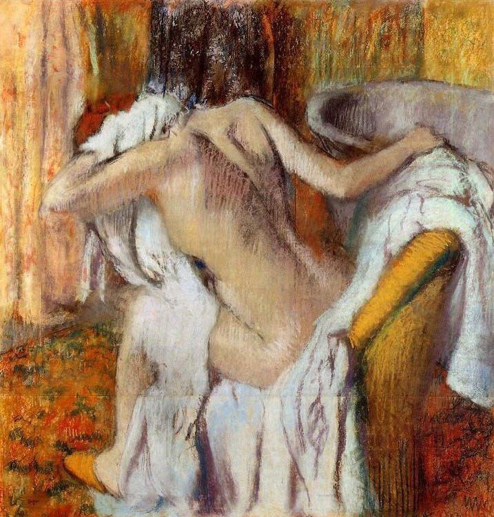 Edgar Degas Woman Drying Herself I